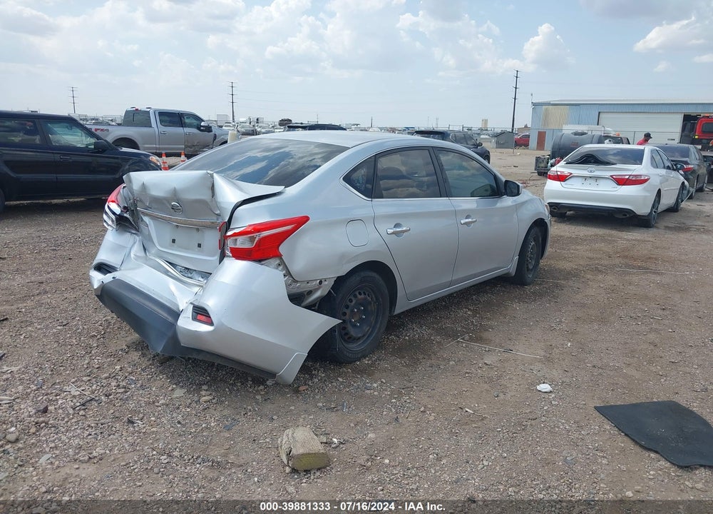 2016 NISSAN SENTRA S VIN: 3N1AB7AP0GY304368