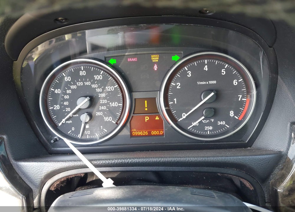 2009 BMW 328I VIN: WBAWR33559P154925