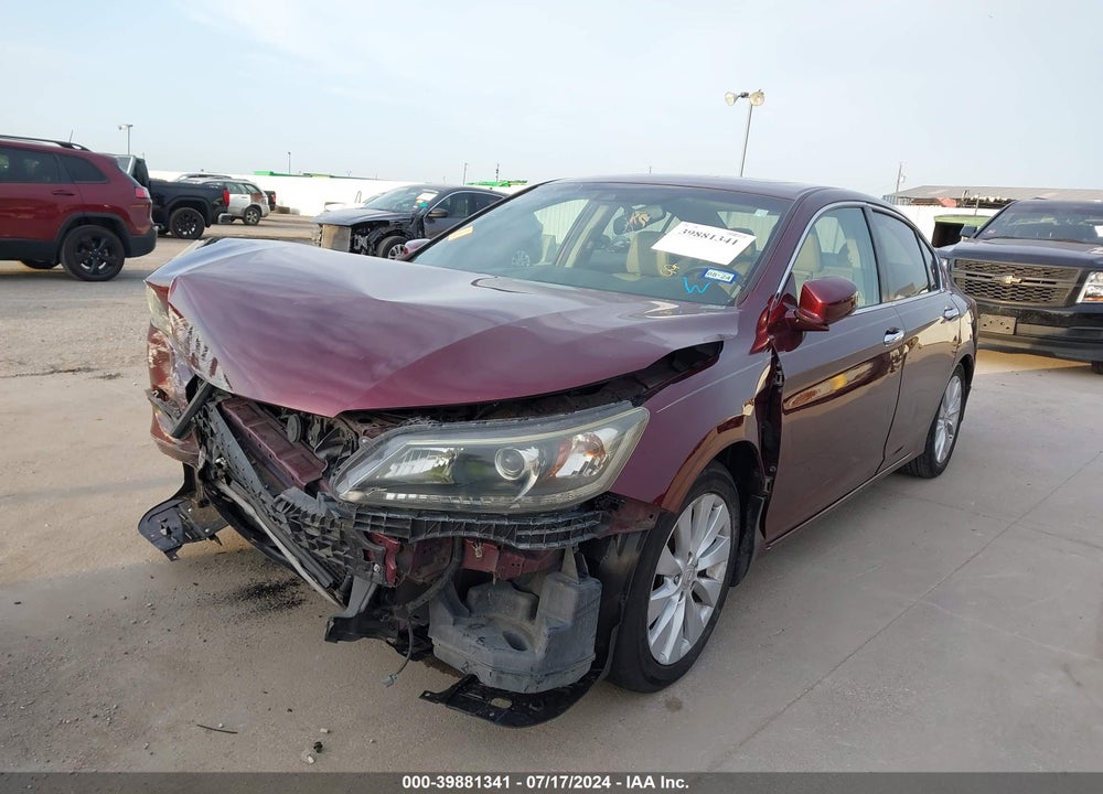 2014 HONDA ACCORD EX-L VIN: 1HGCR2F80EA124560