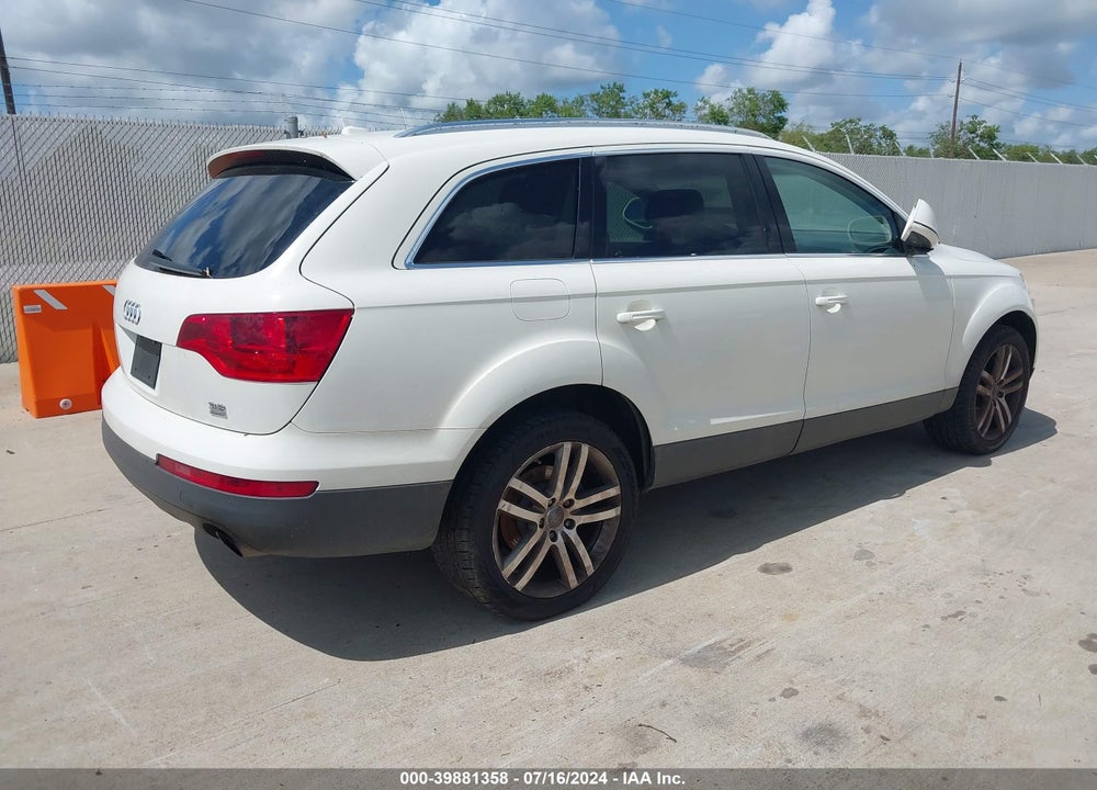 2007 AUDI Q7 VIN: WA1BY74LX7D059732