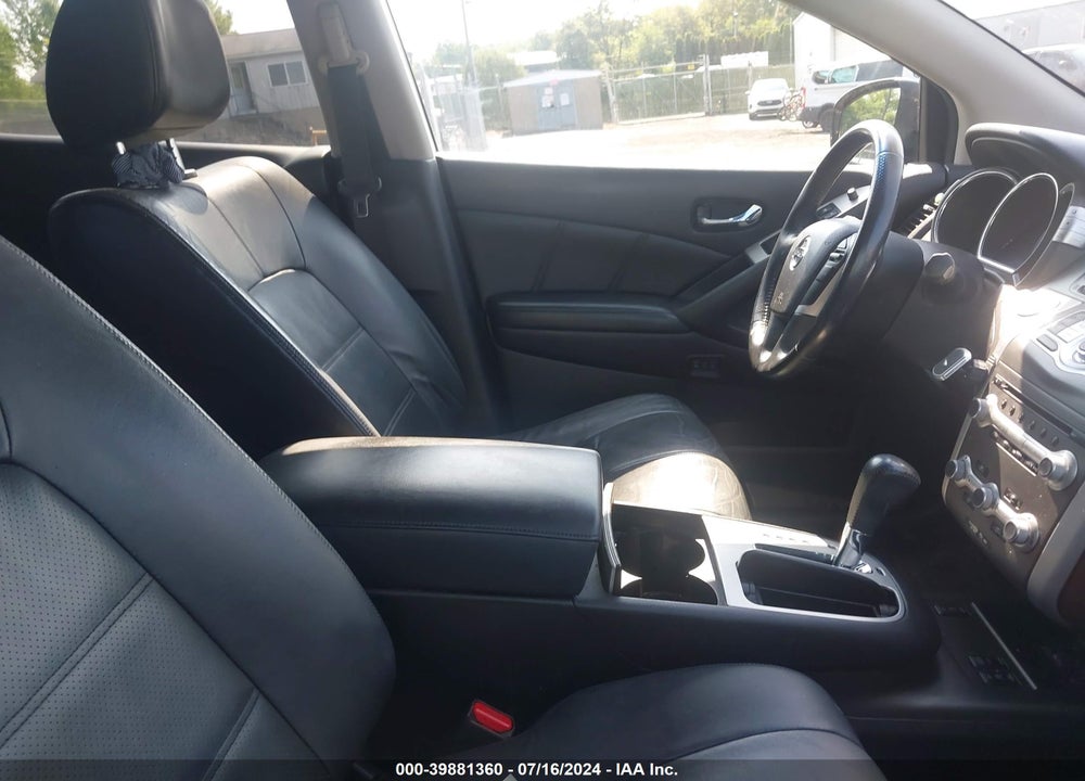 2012 NISSAN MURANO SL VIN: JN8AZ1MW2CW213603