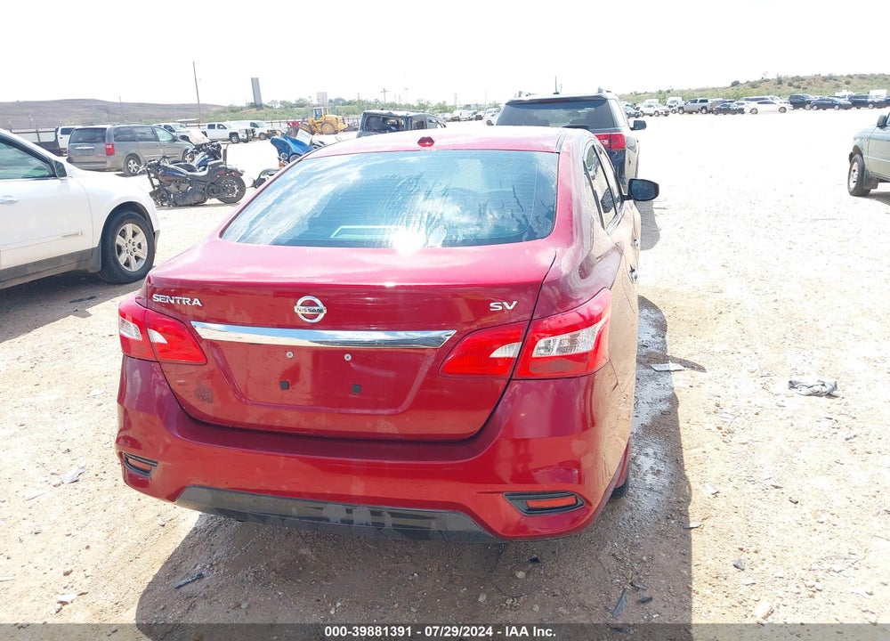 2019 NISSAN SENTRA VIN: 3N1AB7APXKY393987