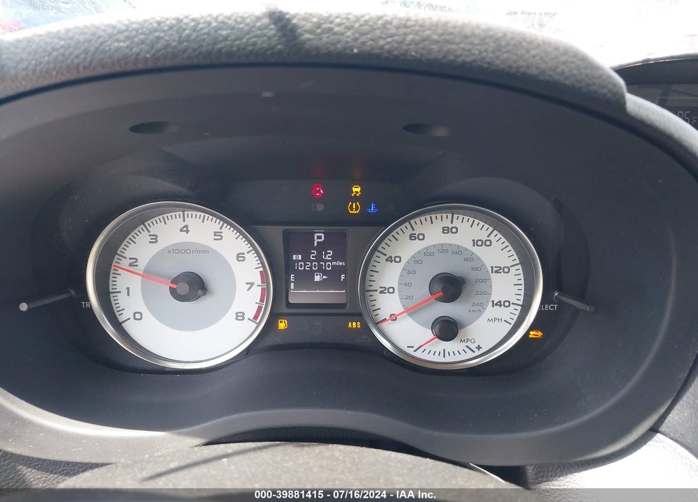2013 SUBARU IMPREZA 2.0I SPORT LIMITED VIN: JF1GPAR62DH812128