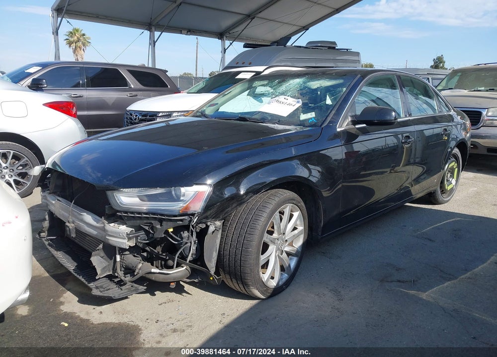 2013 AUDI A4 2.0T PREMIUM VIN: WAUEFAFL3DA053266
