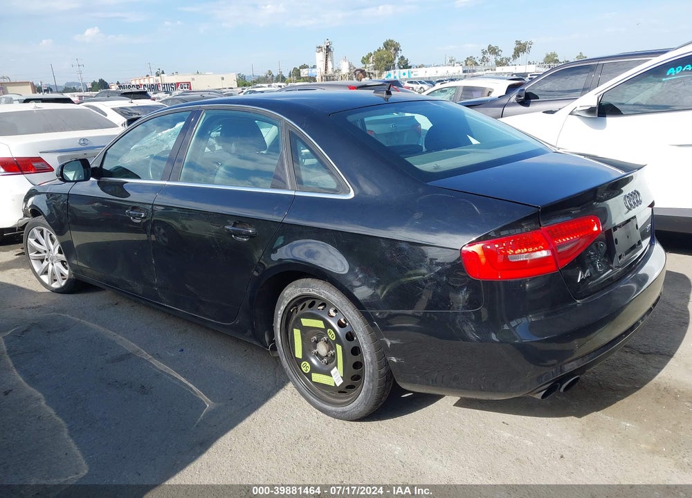 2013 AUDI A4 2.0T PREMIUM VIN: WAUEFAFL3DA053266
