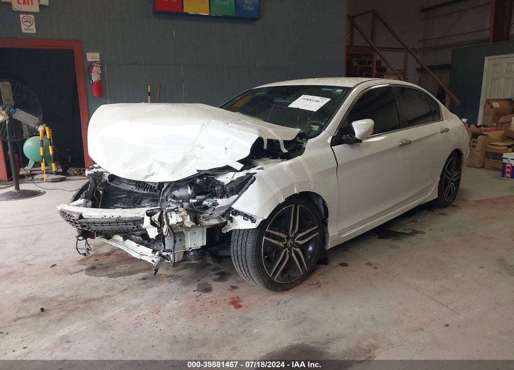 2017 HONDA ACCORD SPORT VIN: 1HGCR2F51HA308223