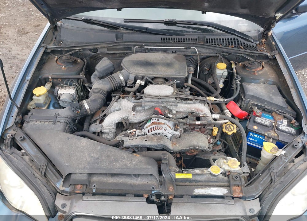 2006 SUBARU LEGACY 2.5I/2.5I LIMITED VIN: 4S3BL626567204040