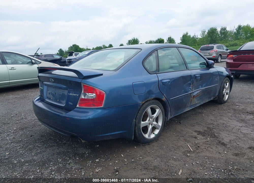 2006 SUBARU LEGACY 2.5I/2.5I LIMITED VIN: 4S3BL626567204040