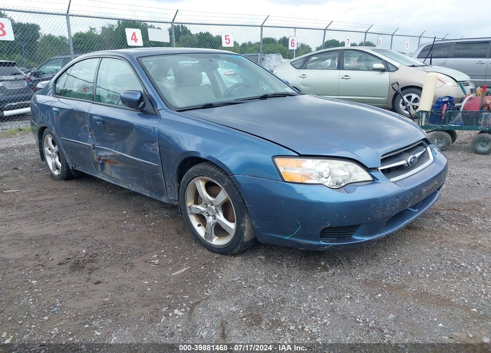 2006 SUBARU LEGACY 2.5I/2.5I LIMITED VIN: 4S3BL626567204040