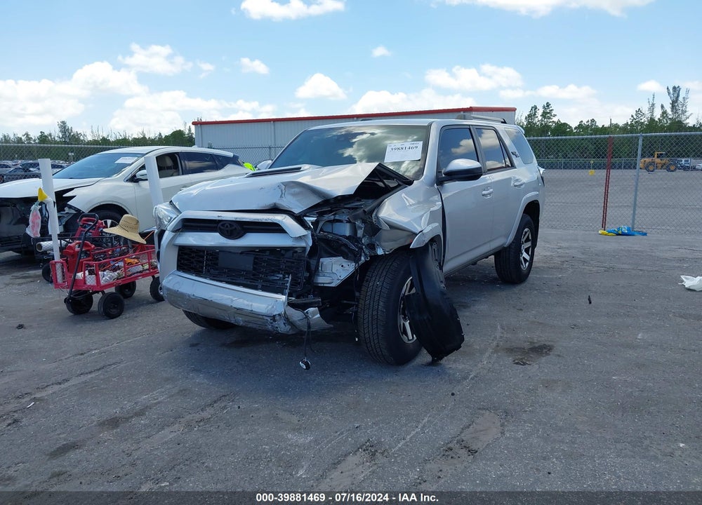 2022 TOYOTA 4RUNNER TRD OFF ROAD VIN: JTEPU5JR9N6085255