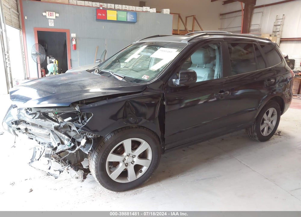 2007 HYUNDAI SANTA FE LIMITED/SE VIN: 5NMSH13E47H039294