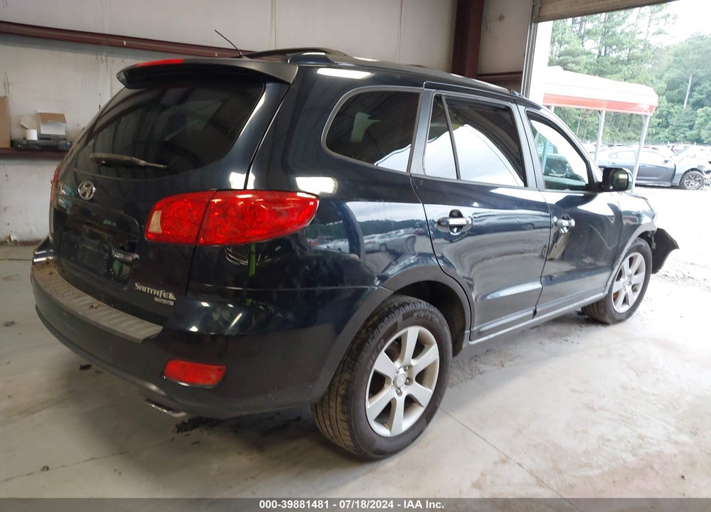 2007 HYUNDAI SANTA FE LIMITED/SE VIN: 5NMSH13E47H039294