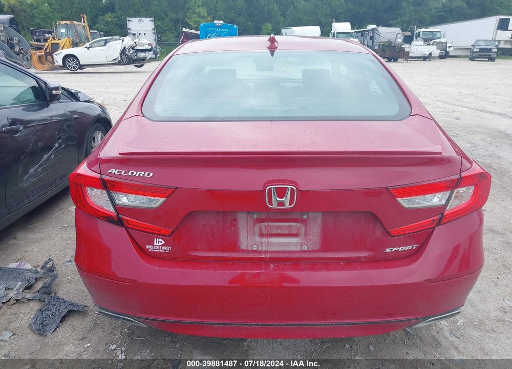 2018 HONDA ACCORD SPORT VIN: 1HGCV1F30JA182303