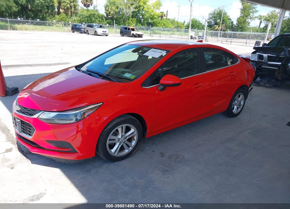 2017 CHEVROLET CRUZE LT AUTO VIN: 1G1BE5SM5H7181793