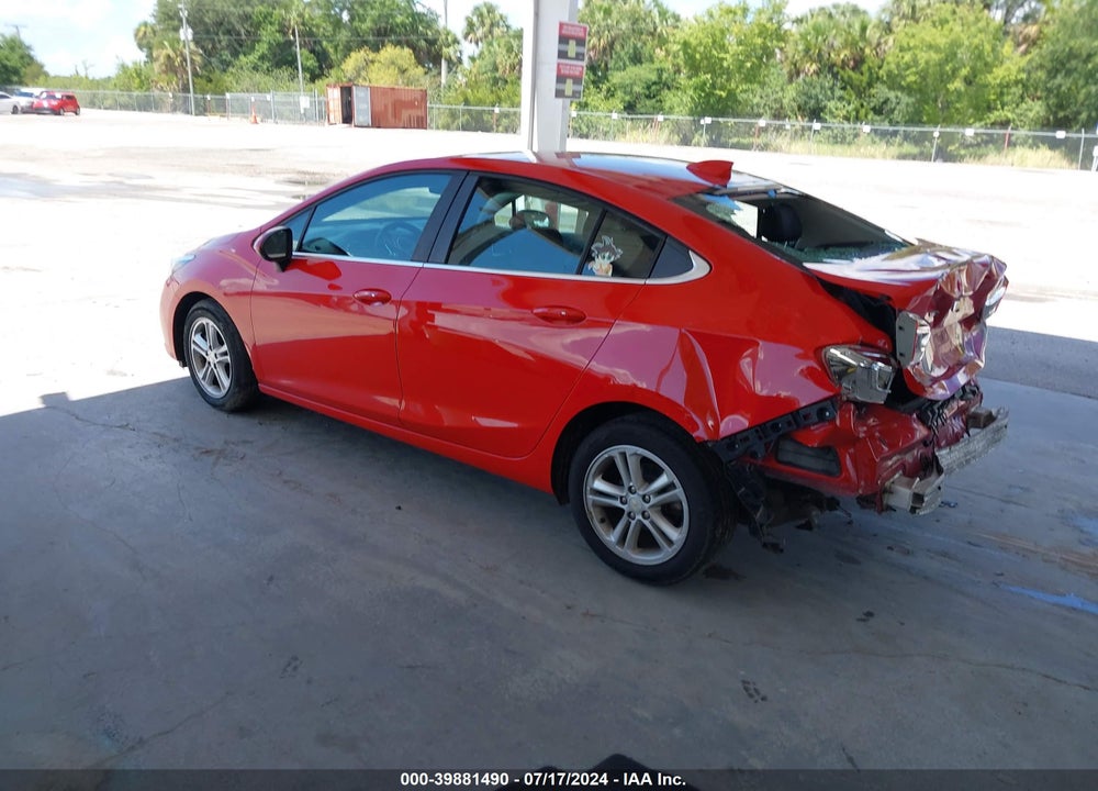 2017 CHEVROLET CRUZE LT AUTO VIN: 1G1BE5SM5H7181793