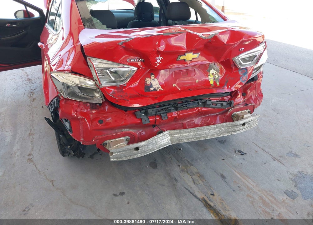 2017 CHEVROLET CRUZE LT AUTO VIN: 1G1BE5SM5H7181793