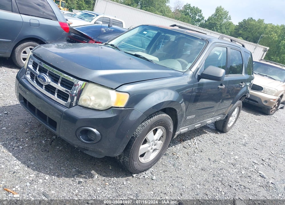 2008 FORD ESCAPE XLS/XLS MANUAL VIN: 1FMCU02Z78KB29104