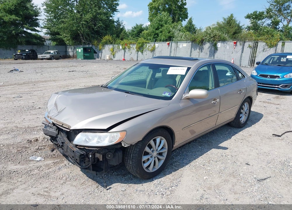 2006 HYUNDAI AZERA LIMITED/SE VIN: KMHFC46FX6A040038
