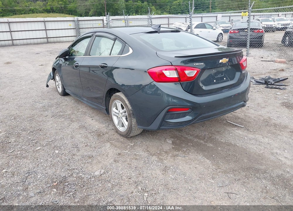 2018 CHEVROLET CRUZE LT AUTO VIN: 1G1BE5SM5J7128730