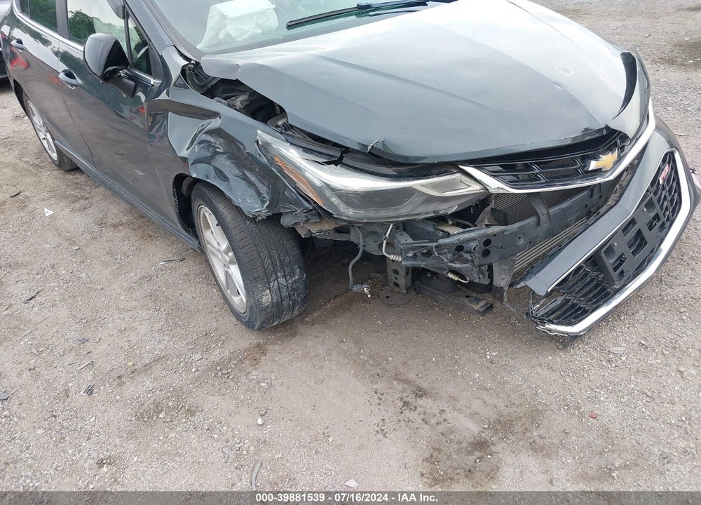 2018 CHEVROLET CRUZE LT AUTO VIN: 1G1BE5SM5J7128730