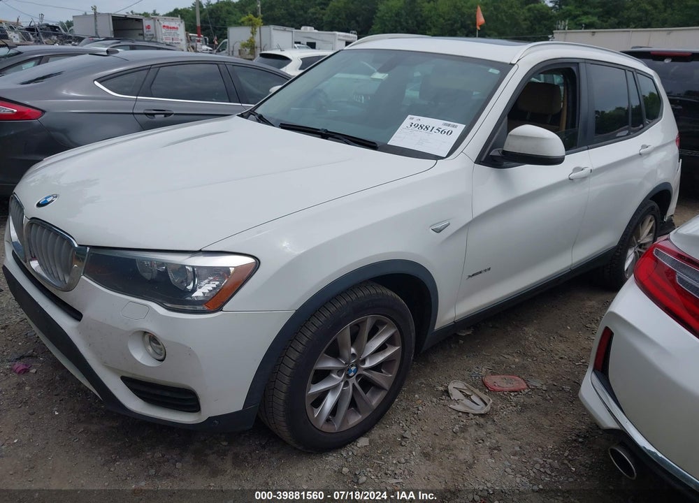 2017 BMW X3 XDRIVE28I VIN: 5UXWX9C32H0W79621
