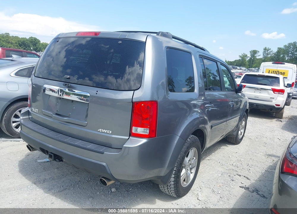 2009 HONDA PILOT EX-L VIN: 5FNYF48539B037373
