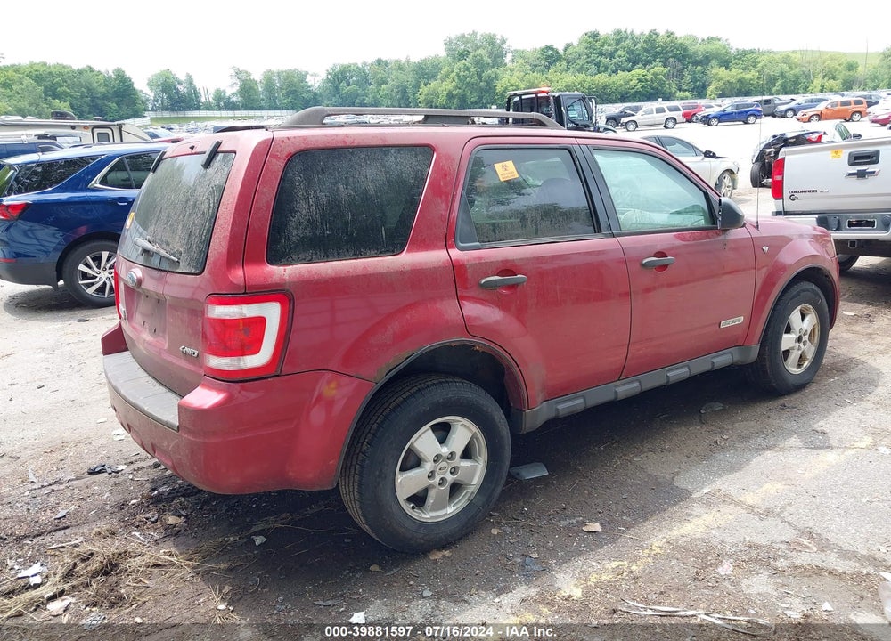 2008 FORD ESCAPE XLT VIN: 1FMCU93128KA90919