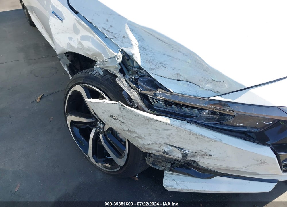2022 HONDA ACCORD HYBRID SPORT VIN: 1HGCV3F27NA040166