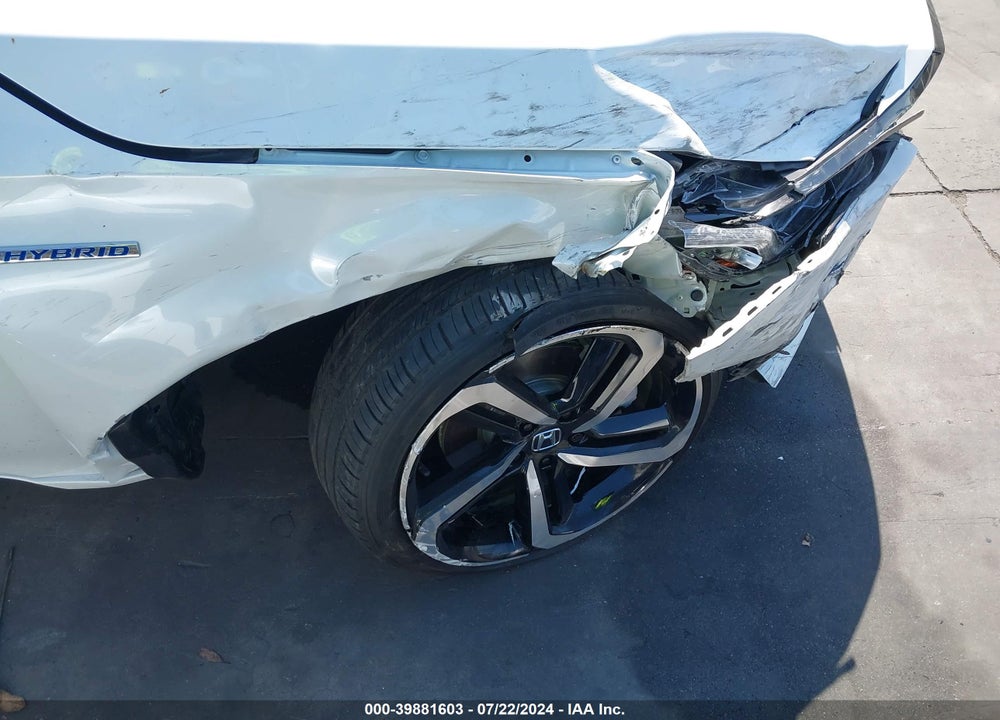2022 HONDA ACCORD HYBRID SPORT VIN: 1HGCV3F27NA040166