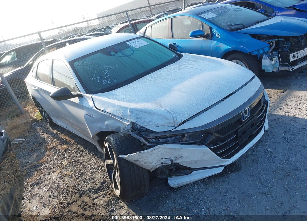 2022 HONDA ACCORD HYBRID SPORT VIN: 1HGCV3F27NA040166