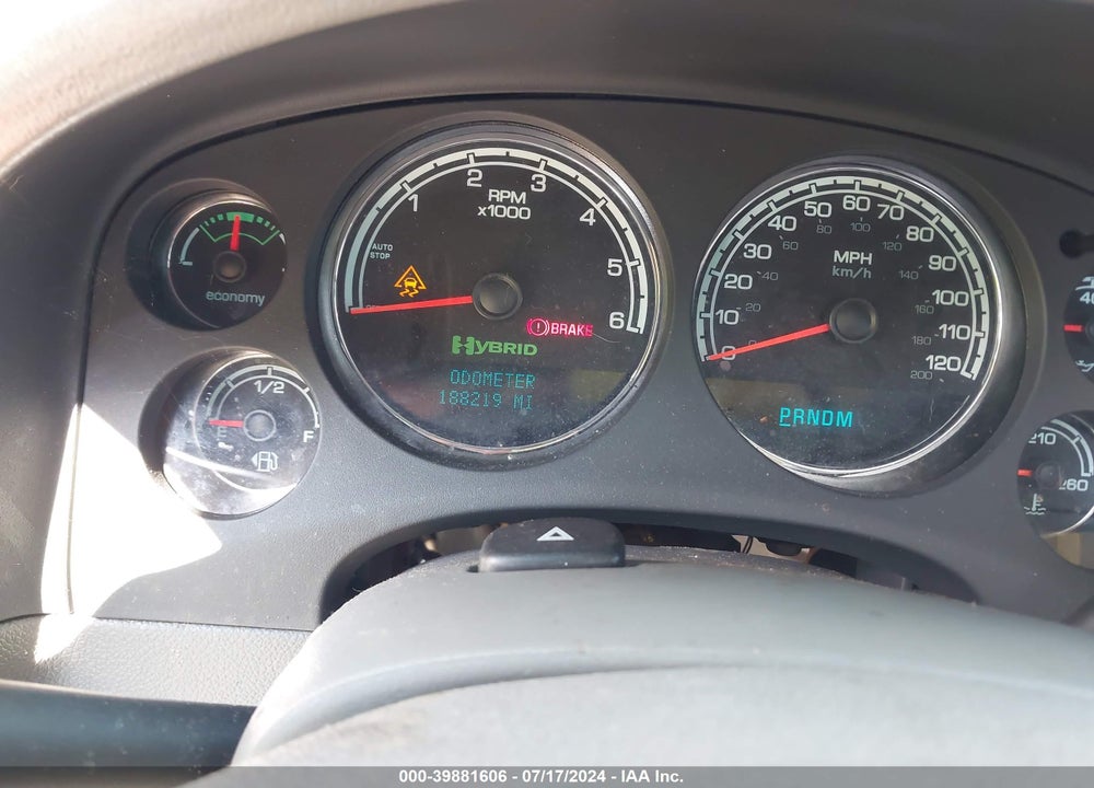 2008 GMC YUKON HYBRID VIN: 1GKFC13588R203230