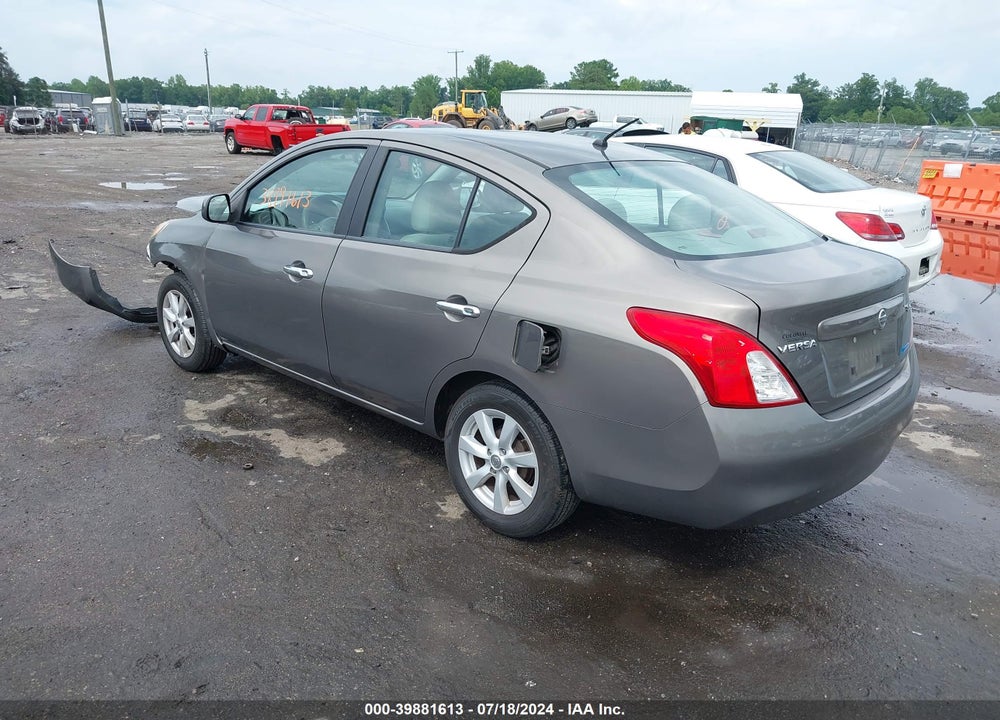 2012 NISSAN VERSA 1.6 SL VIN: 3N1CN7AP0CL840650