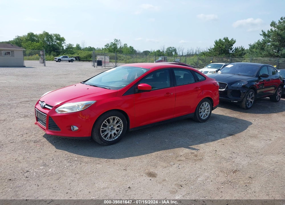 2012 FORD FOCUS SE VIN: 1FAHP3F21CL123422