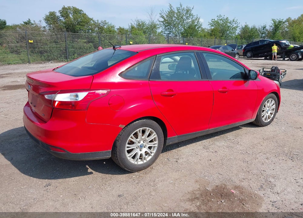 2012 FORD FOCUS SE VIN: 1FAHP3F21CL123422
