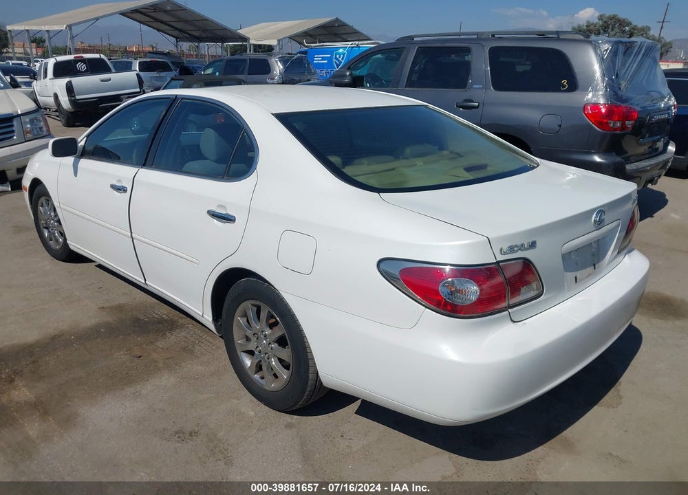 2003 LEXUS ES 300 VIN: JTHBF30G230131438