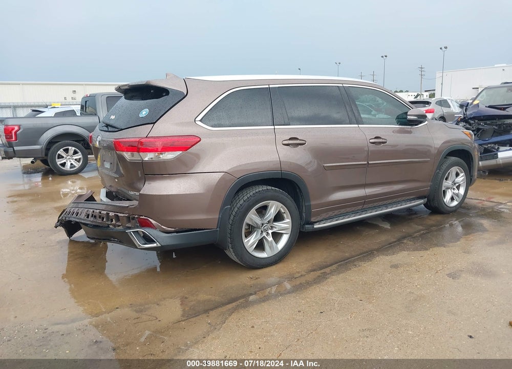 2018 TOYOTA HIGHLANDER LIMITED VIN: 5TDYZRFH9JS266173