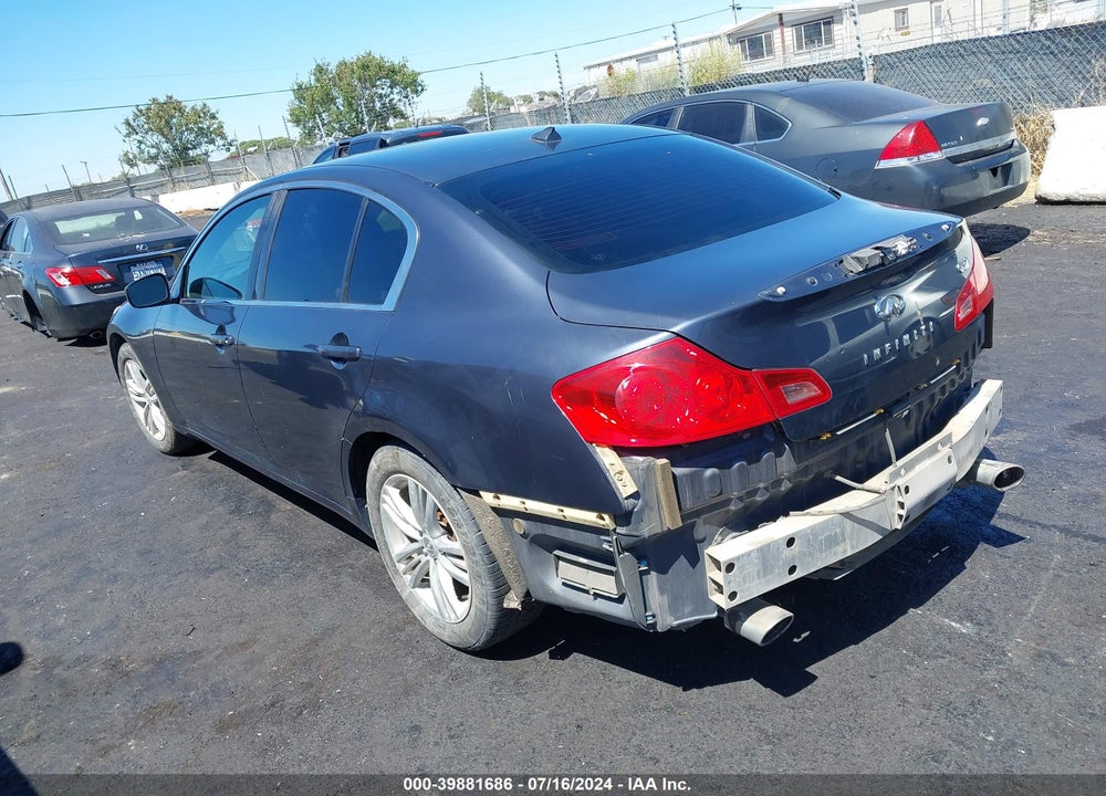 2011 INFINITI G37 JOURNEY VIN: JN1CV6AP6BM504015
