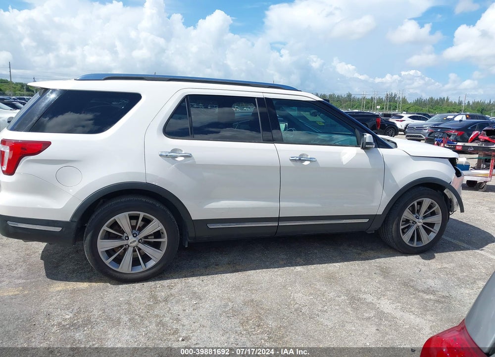 2018 FORD EXPLORER LIMITED VIN: 1FM5K7F8XJGA21514