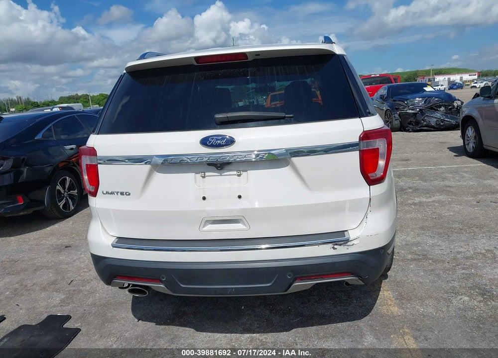 2018 FORD EXPLORER LIMITED VIN: 1FM5K7F8XJGA21514
