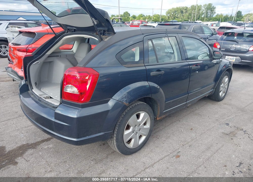 2007 DODGE CALIBER SXT VIN: 1B3HB48B67D218328