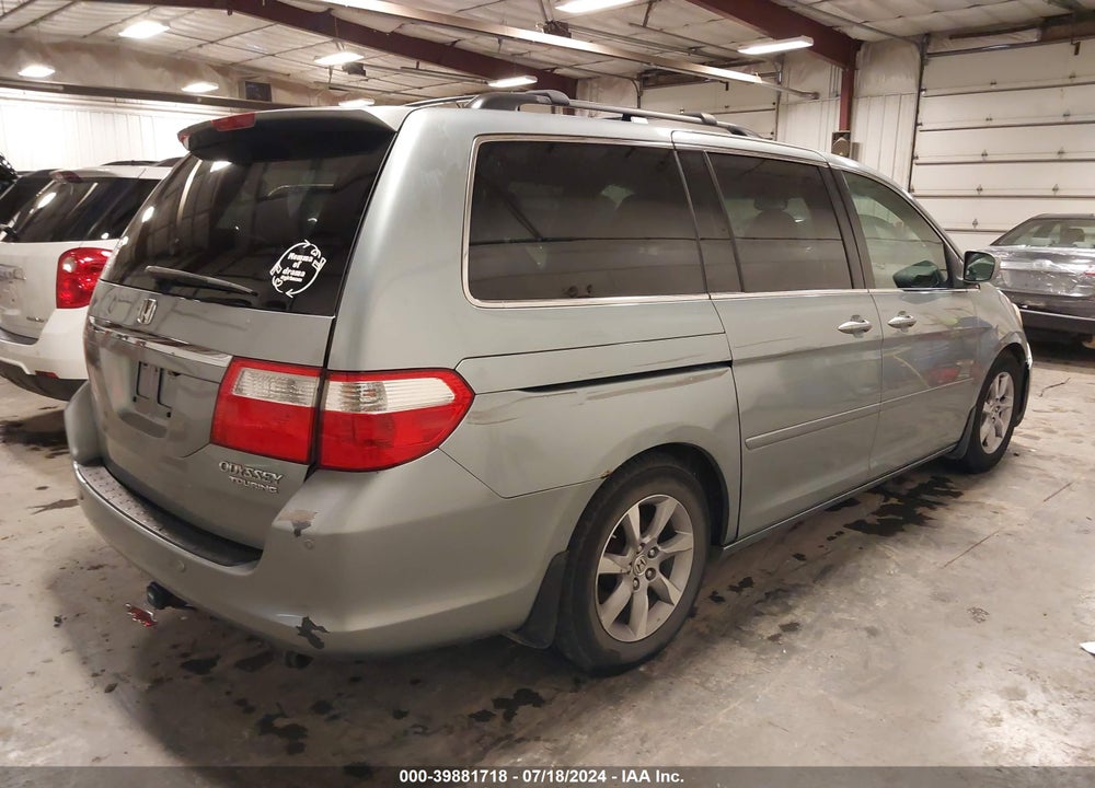 2006 HONDA ODYSSEY TOURING VIN: 5FNRL38846B106312