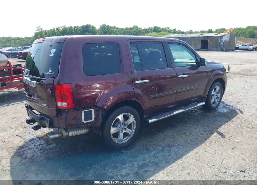 2015 HONDA PILOT EX-L VIN: 5FNYF4H55FB036639