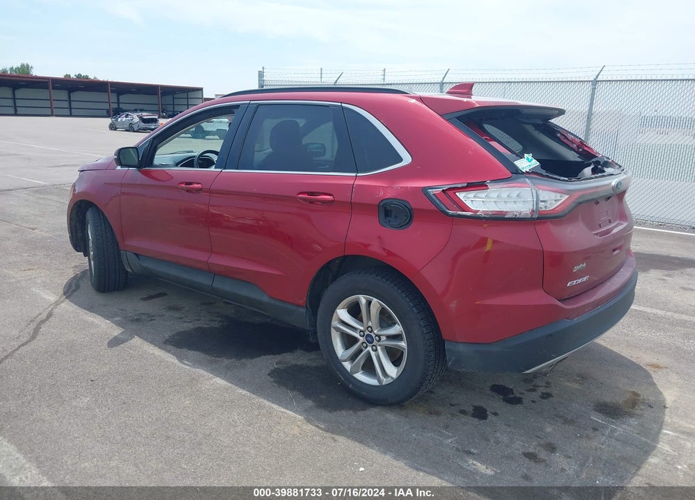 2017 FORD EDGE SEL VIN: 2FMPK4J88HBC42805