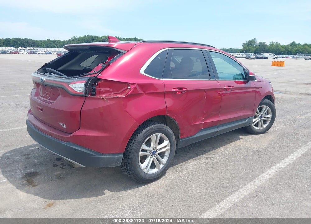 2017 FORD EDGE SEL VIN: 2FMPK4J88HBC42805