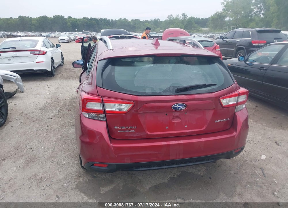 2019 SUBARU IMPREZA 2.0I PREMIUM VIN: 4S3GTAC66K3723560