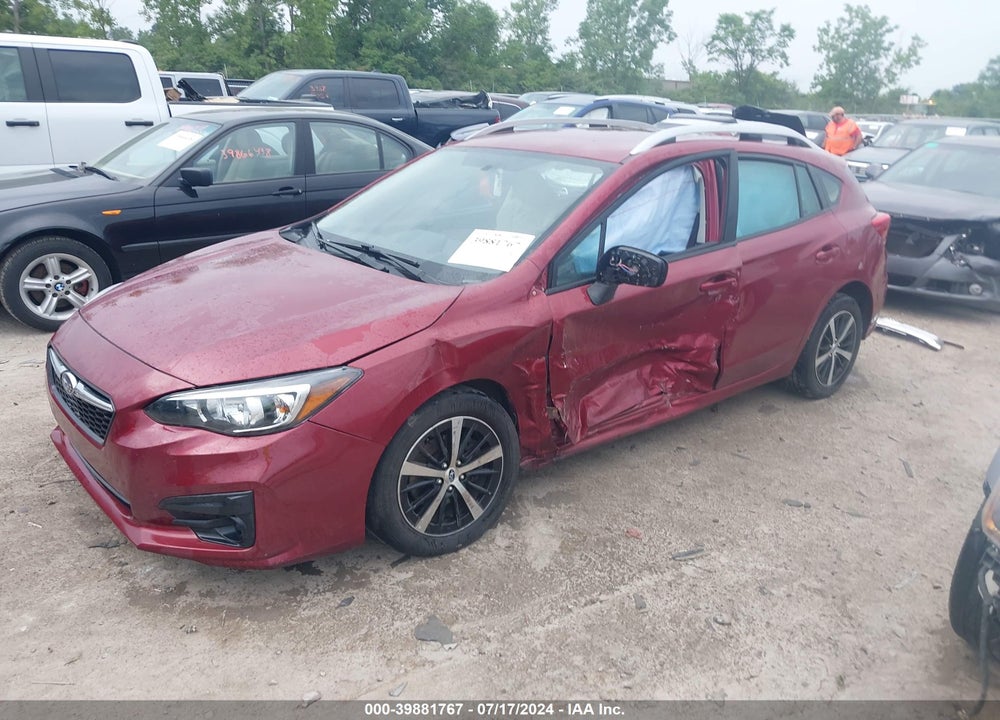 2019 SUBARU IMPREZA 2.0I PREMIUM VIN: 4S3GTAC66K3723560