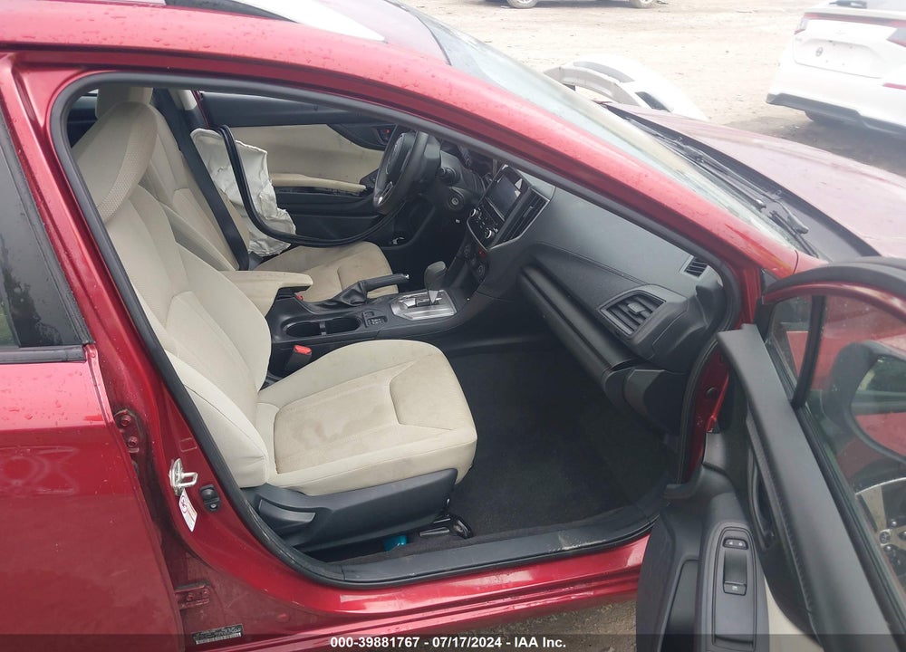 2019 SUBARU IMPREZA 2.0I PREMIUM VIN: 4S3GTAC66K3723560