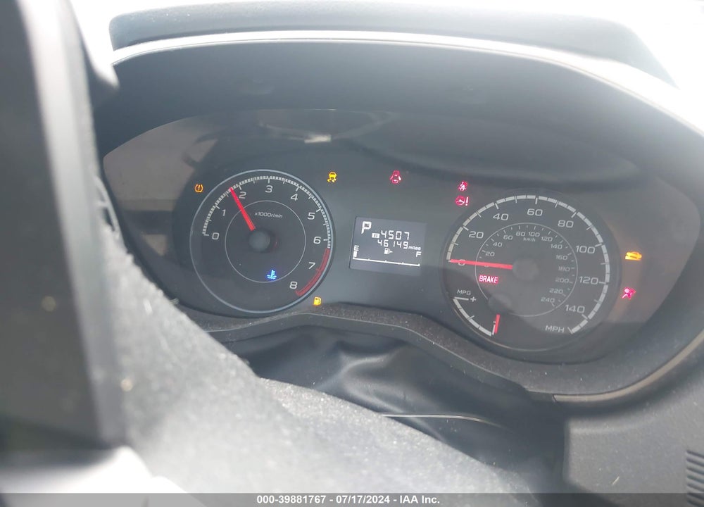 2019 SUBARU IMPREZA 2.0I PREMIUM VIN: 4S3GTAC66K3723560