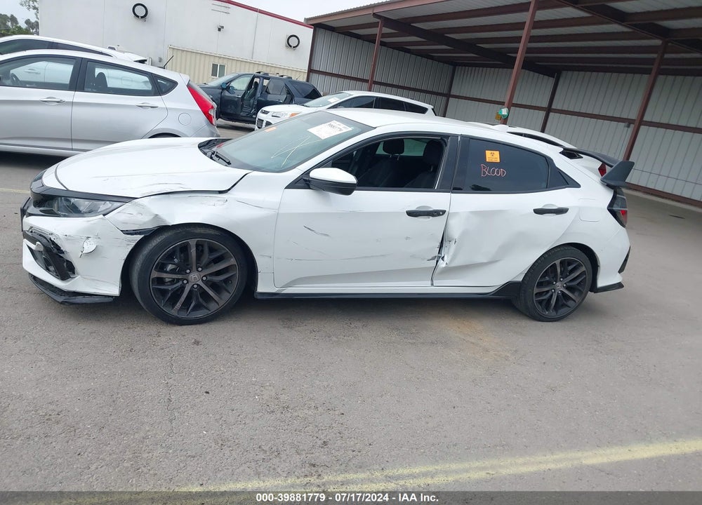 2021 HONDA CIVIC VIN: SHHFK7H40MU417337