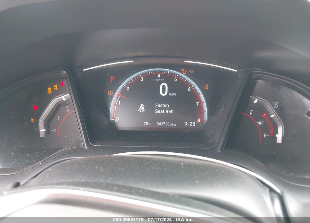 2021 HONDA CIVIC VIN: SHHFK7H40MU417337